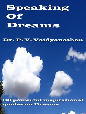 cover image of Speaking of Dreams